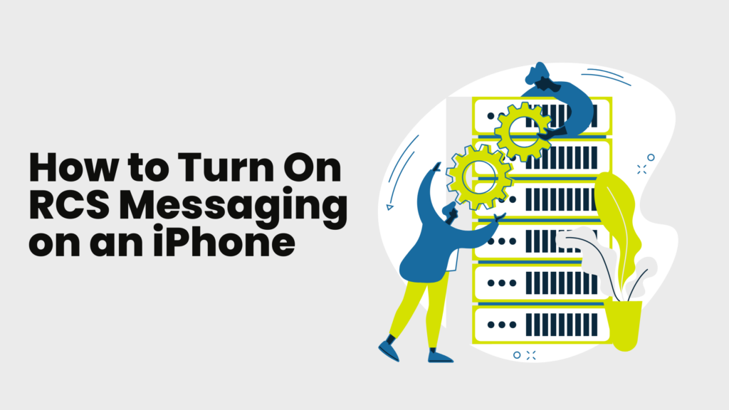 how to turn on rcs iphone
